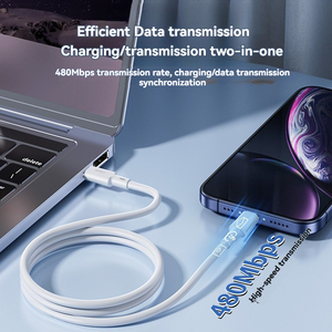 Câble de charge rapide 20W 1m USB C Type C 8 broches blanc PD pour Apple <span class=keywords><strong>iPhone</strong></span> - Product Image 5