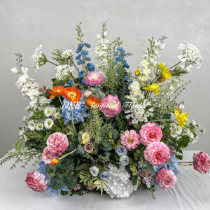 DKB factory <strong>cheap</strong> custom tropical aisle <strong>flowers</strong> durable artificial colorful wildflower wedding aisle <strong>flowers</strong> - Product Image 4