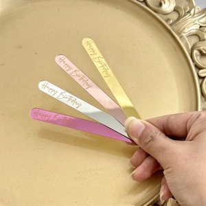 Palillos de acrílico para pastel con diseño de miel y dulzura, decoraciones para fiestas de cumpleaños, adorno para pastel de cumpleaños - Product Image 3