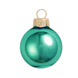 Adornos Navideños de Bolas de Cristal Esmerilado Verde Colgantes, Hechos a Mano y Personalizados - Product Image 6