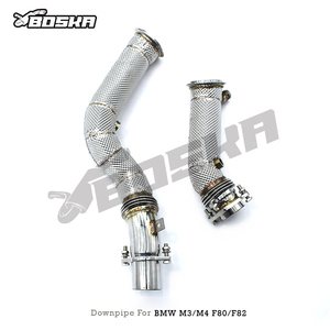 Tubería de escape BOSKSA Racing para BMW M3/M4 F80/F82 S55 3.0T 2014-2019, sistema de escape ss304, tubos rectos, colector. - Product Image 2