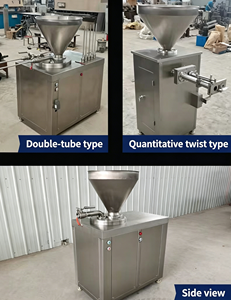 Équipement de ligne de production de viande de poulet pour la fabrication de saucisses, avec <span class=keywords><strong>poussoir</strong></span> à saucisses et ensacheuse en plastique - Product Image 6