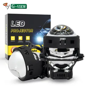Gview G17 G 130W MAX Bi lente de proyector LED 3,0 pulgadas 13 mechas Super brillante 5800K Proyector láser proyector de faro de coche