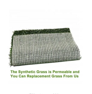 Tapis de pot de pipi pour chien, gazon artificiel de tintement de salle de bain, entraîneur de pot Portable avec tiroir, offre spéciale - Product Image 5