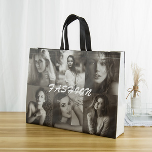 Custom Boutique Store Matte Black <b>White</b> Paperboard Gift <b>Bags</b> for Clothing Jewelry Glasses-Logo Included for <b>Small</b> Businesses - Product Image 2