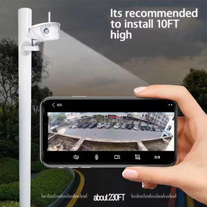 كاميرا Wistino ثنائية العدسة خارجية 2 ميجا بكسل واي فاي بزاوية واسعة 65 متر ، مقاومة للماء للمنزل - Product Image 4