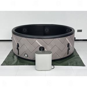 Grande baignoire <span class=keywords><strong>spa</strong></span> <span class=keywords><strong>gonflable</strong></span> <span class=keywords><strong>d</strong></span>'extérieur <span class=keywords><strong>pour</strong></span> jardin, bain à remous à température constante, baignoire de massage portable, piscine de trempage hivernale <span class=keywords><strong>pour</strong></span> la famille - Product Image 3