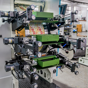 New Tốc Độ Cao 6-Màu Flexographic Tự Động Serviette Mô Giấy Khăn Ăn In Ấn Dập Nổi Gấp Máy CI Android - Product Image 4