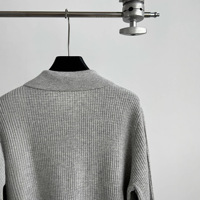FABRICROW Wind Herbst Baumwolle Wolle Leicht-Luxuriöser Modischer Herren-Cardigan mit Revers im Lazy-Style, Maschinenwaschbar