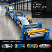 Fabricant professionnel de machines à découper les bobines d'acier avec 15 ans d'expérience, ligne de découpe de tôles métalliques