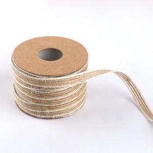 6MM 10MM 15MM 20MM 25MM 30MM <span class=keywords><strong>38MM</strong></span> 50MM 65MM ruban de lin naturel ruban de tissu de <span class=keywords><strong>jute</strong></span> filaire ruban de toile de <span class=keywords><strong>jute</strong></span> - Product Image 5