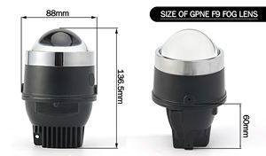 Gpne Nouveau modèle pour pièces automobiles, projecteur LED bi-lentille antibrouillard 3,0 pouces, 3 couleurs - Product Image 2