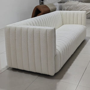 Villa meubles de maison salon <span class=keywords><strong>canapé</strong></span> mitoyen intérieur chambre 240cm canapés tissu blanc bande moderne canapés de luxe pour Loft - Product Image 4