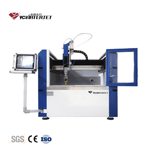 YCWJ CNC piccola macchina da taglio a getto <span class=keywords><strong>d</strong></span>'acqua in metallo Waterjet produttore di piccole serie a getto <span class=keywords><strong>d</strong></span>'acqua garanzia di un anno - Product Image 1