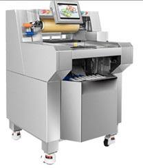 Envoltura de película elástica de mantenimiento fresco semiautomática Vertical de acero inoxidable supermercado centro comercial verduras frutas alimentos frescos pan huevos - Product Image 2