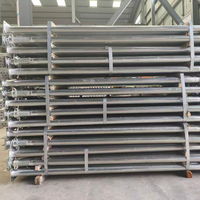 Puntales de Acero Galvanizado Ajustables DAZHI DZ-48, Puntales de Apuntalamiento para Construcción Industrial, Poste Telescópico de Tornillo de Alta Resistencia