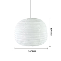 Abat-jour suspendu en tissu led de décoration intérieure E27 de style japonais créatif