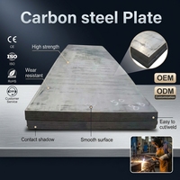 Tôle d'acier laminée à chaud EN 10025 S235JR S235J0 S235J2 SS400, tôle d'acier carbone à motif d'acier inoxydable pour matériaux de construction