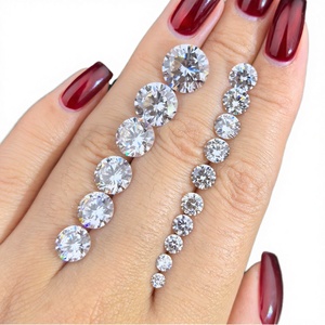 Moissanita Suelta de Alta Calidad de 5mm, 6.5mm, 0.5 Quilates, 1CT, Creada en Laboratorio, con Juego de Color/Fuego y Corte Excelente para Joyería, Pasa Pruebas - Product Image 3