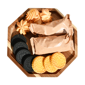 Bandeja de servicio de madera de acacia ecológica 3 en un conjunto de almacenamiento y comida y aperitivos para cualquier sala de estar y dormitorio - Product Image 5