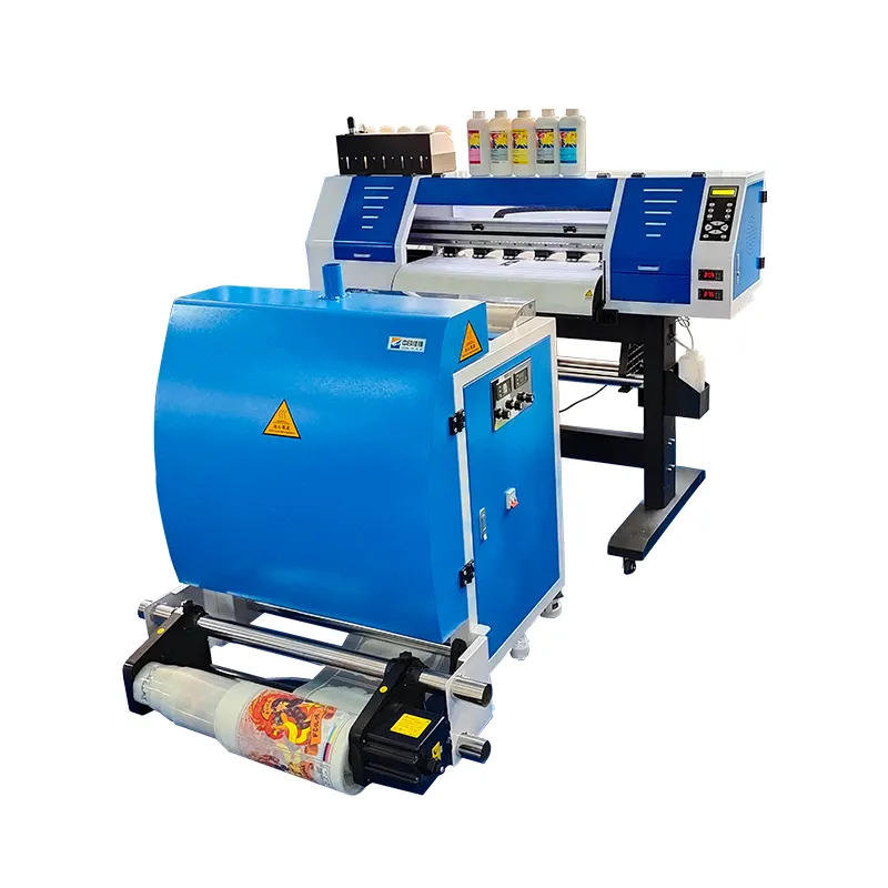 FCOLOR 60cm Heat Transfer DTF Printer with Dual i3200 XP600 Printhead Printers T-Shirt Printing Machine