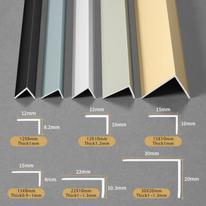 Accessoires de maison modernes, bande de bordure en alliage d'aluminium, protection d'angle en forme de 7, bande de bordure en forme de L, angle droit, garniture de carrelage - Product Image 3