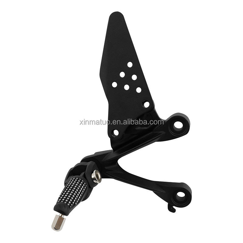 グッズF XF-048-SB Front Foot Pegs Footrest Bracket Set Fit for KAWASAKI