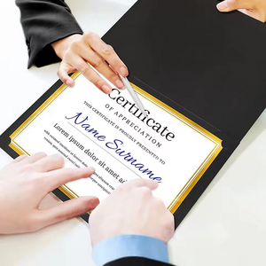 Certificados de Habilidad Impresos Personalizados con Logotipo en Relieve, Impresión de Certificados Profesionales para Programas de Capacitación - Product Image 6