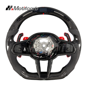 Volante de fibra de carbono LED personalizado para BMW LCI Upgrade M240i M340i M440i X3M X4M X5 M X6 X7 G05 G20 G21 G29 G30 G87 G80 G82 - Product Image 1