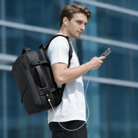 Sac à dos pour ordinateur portable, résistant aux chocs, imperméable, durable, avec chargement USB, idéal pour les voyages et les loisirs, personnalisable avec logo – Vente chaude