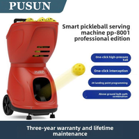 PUSUN PP-8001 Machine de service de balles automatique en ABS, Équipement d'entraînement, Lanceur intelligent, Dispositif de pratique