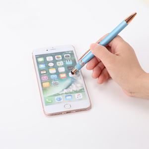 هدايا أعمال إبداعية فريدة من نوعها ، الأكثر مبيعًا قلم ستيلوس شاشة لمس <span class=keywords><strong>3</strong></span> في 1 قلم دوار - Product Image 2