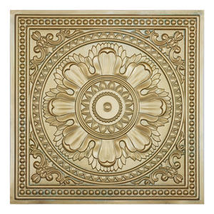 モダン ファッション 24インチ*24インチ PVC天井パネル ベストセラー 屋外用 耐火性 病院、モール、地下室、ジム用途 3Dボード - Product Image 1