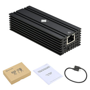 USB4 Single Port 10G <b>Ethernet</b> <b>Adapter</b> Compatible With Thunderbolt 3/4 RJ45 10GBASE-T Nic Support 10 Gigabit <b>Ethernet</b> Nic - Product Image 1