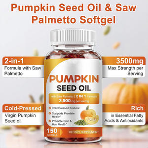 OEM Private Label Suiker-vrije Pompoenzaadolie Gummies met Saw Palmetto Extract voor Volwassen Prostaatgezondheid & Urineondersteuning - Product Image 2