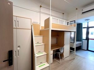 <span class=keywords><strong>Lit</strong></span> superposé moderne gain de place avec bureau intégré et armoire de rangement complète <span class=keywords><strong>pour</strong></span> studios, dortoirs <span class=keywords><strong>étudiant</strong></span>s, entrepôts et villas - Product Image 1