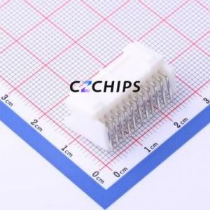 HC-SPH-2*11AW Wire-to-<b>Board</b> <b>Pin</b> Header Bent Lead Through Hole,P=2mm Connector 2x11P 2mm Right Angle Insert PAD - Product Image 2