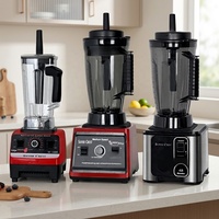 Blender Elektrik 2L Kecepatan Tinggi Multifungsi Pembuat Smoothie dan Susu Kedelai dengan Pisau Ganda Stainless Steel untuk Penggunaan di Rumah