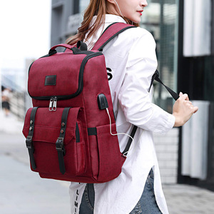 <b>Black</b> Softback <b>Backpack</b> 36-55L <b>Waterproof</b> With Computer Compartment For Men Outdoor Travel Minimalist Design - Product Image 3