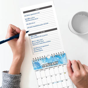 Calendriers personnalisés en papier inscriptible Petit <span class=keywords><strong>calendrier</strong></span> mural planificateur portable pour les entreprises - Product Image 2