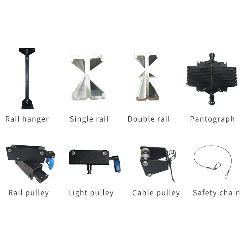 DATOUBOSS 2 M Pantografo Per Sistema Di Binari Da Soffitto