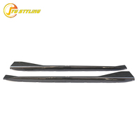 Jupes latérales en fibre de carbone sèche MP Style G82 avec clips pour BMW M4 G82, spoiler de jupes latérales de pare-chocs, accessoires extérieurs, kits carrosserie