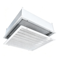 Boîtier de filtration d'air HEPA à flux laminaire H13/H14 haute efficacité pour laboratoire industriel avec module de conduit pour salle blanche