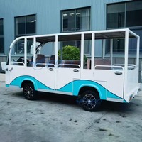Bus touristique électrique très demandé avec peinture haut de gamme, sièges confortables et roues résistantes à l'usure