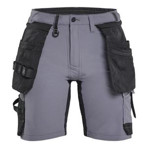 BLAKLADER - 712416459699C38 <b>Women</b>’s Craftsman shorts 4-way <b>stretch</b> Mid grey/Black - EAN 7330509922545 WORK <b>TROUSERS</b> WORK SHORTS - Product Image 1