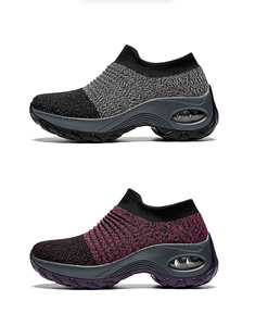 Scarpe moda taglie forti da <span class=keywords><strong>donna</strong></span> Sneaker con cuscino d'aria superiore in tessuto volante - Product Image 5