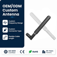 Router Inalámbrico 2.4GHz con Antena WiFi de 5dBi de Alta Ganancia, Interfaz Roscada, Tipo Rubber Duck, para AP, Cámara, Módem, OEM Personalizado