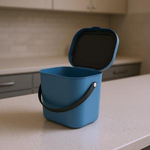 ถังขยะ Rotho รุ่น Albula ขนาด 10 ลิตร พร้อมฝาปิดและหูหิ้ว สำหรับใช้ในครัว - Product Image 3