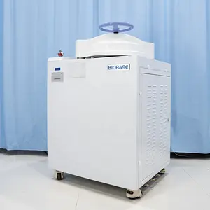 BIOBASE中国热销低价立式高压灭菌器不锈钢，适用于实验室和医院及工业