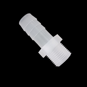 ข้อต่อเกลียวตัวผู้ PP แบบตรง สำหรับสายยาง ขนาด G1/8 G1/4 G3/8 G1/2 - Product Image 1
